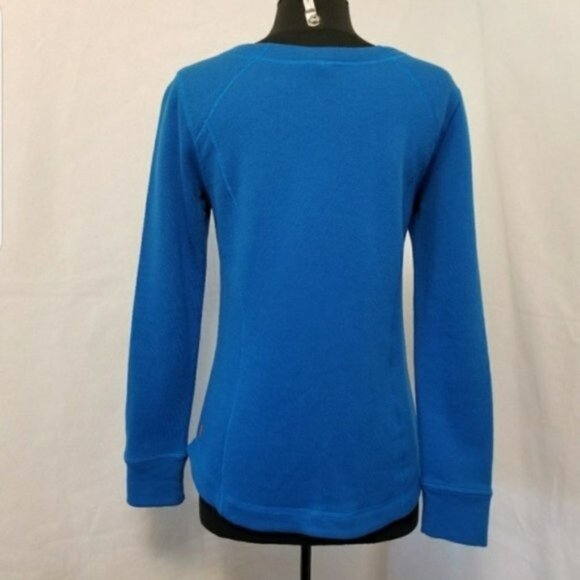 Lucy Blue Sweatshirt Size Small Front Pocket Excellent Condition Cozy - Picture 6 of 8